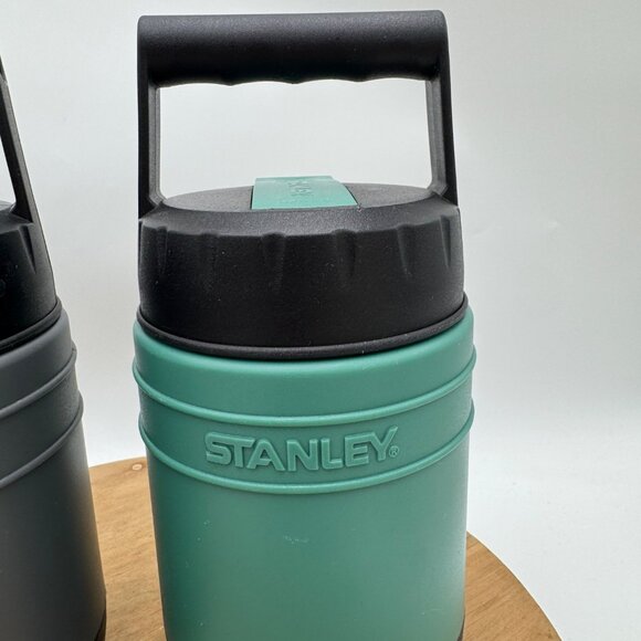 Stanley Classic 10oz Thermos Set Green and Gray Insulated Leak Proof Portable Ha - Picture 3 of 12